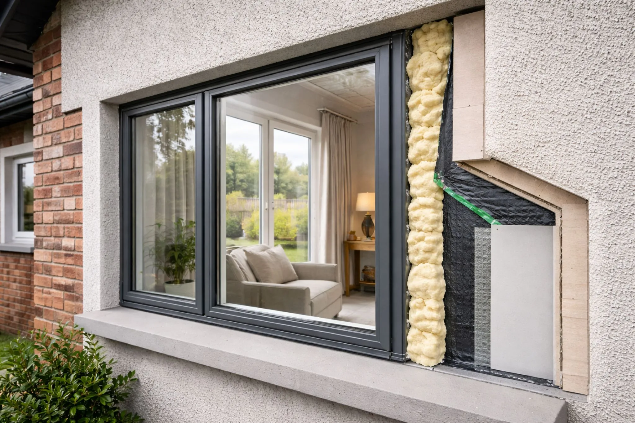 Aluminium window frames for supply-only projects